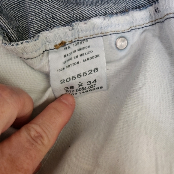 Men's Lee Relaxed Fit Straight Jeans,  sz 38 - Picture 4 of 6